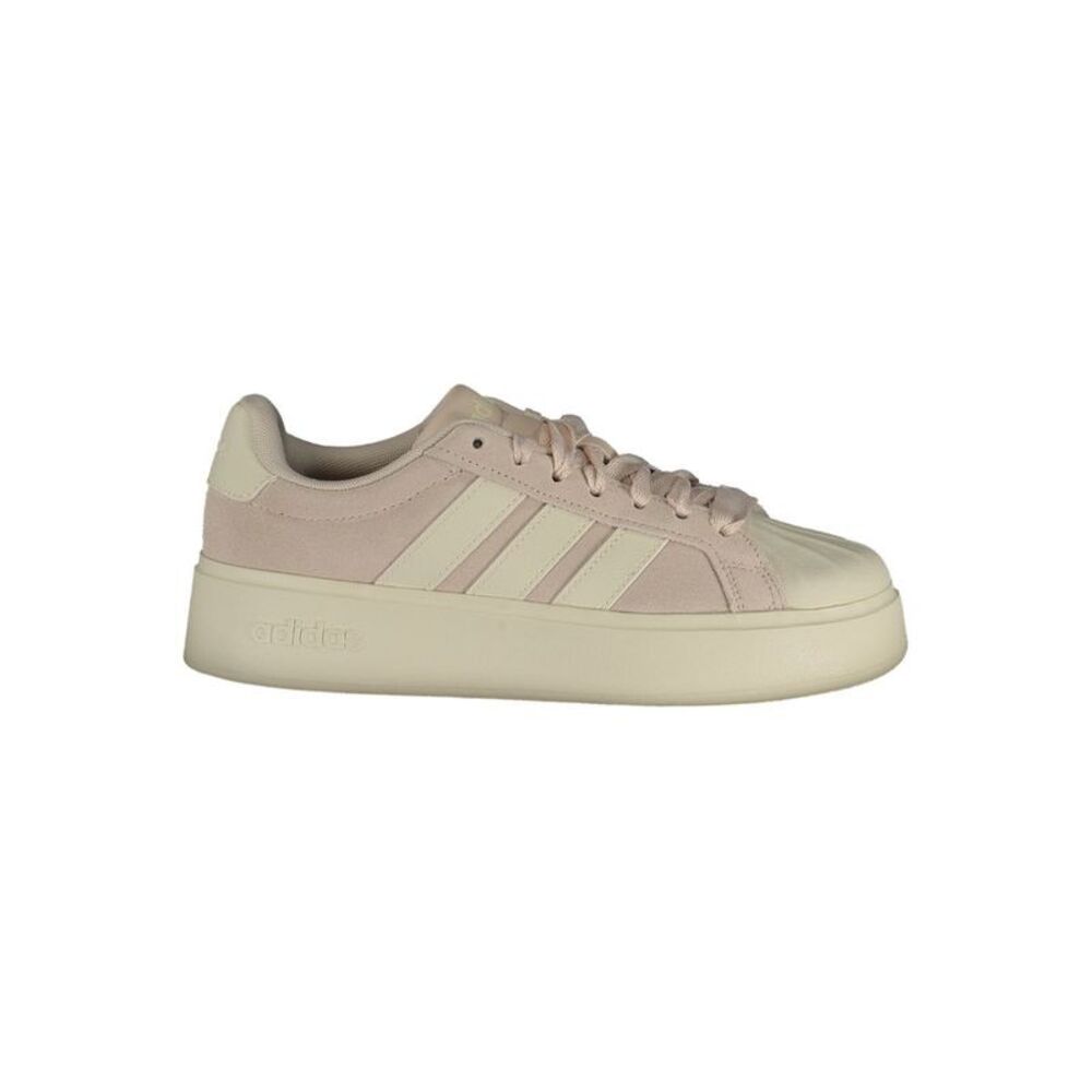 Adidas White Polyester Athletic Women's Sneakers